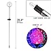 GIGALUMI Christmas Outdoor Solar Garden Lights, 3 Pack Cracked Glass Ball Solar Garden Stake Light, Solar Powered Lights Outdoor Multi-Color Changing LED Light for Garden, Patio, Backyard