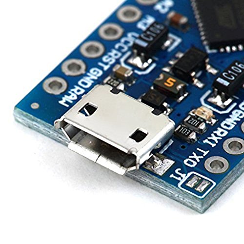 Keywish 3pcs Pro Micro ATmega32U4 5V/16MHz Development Board With 2 Row Pin Header for Arduino Leonardo Replace ATmega328 Arduino Pro Mini
