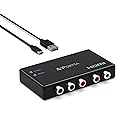 Portta Component to HDMI Converter, YPbPr RGB + R/L Audio to HDMI v1.3 Converter Adapter Support 1080P 2 Channel LPCM for HDTV PS2 PS3 HDVD Player Wii Xbox