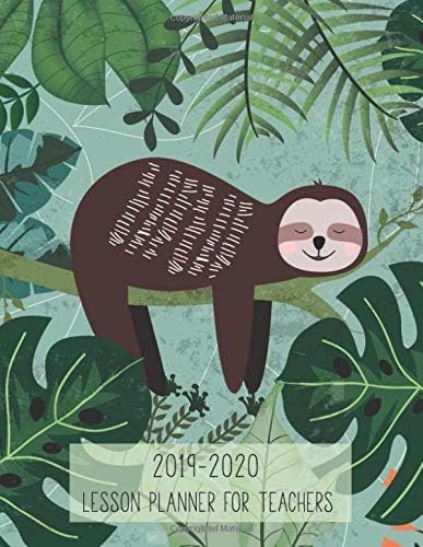 2019-2020 Lesson Planner For Teacher: Weekly and Monthly Teacher Planner, Time Management for Teachers, Academic Year 7 Period Lesson Plan and Record ... School Academic July 2019 - July 2020)