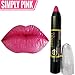 ORGANIC LIPSTICK/LIP LINER PENCIL by Luxury by Sofia - All Natural, Non Toxic, Cruelty Free Formula CASTOR OIL Moisturizes, Nourishes, Boosts Collagen, Lasts All Day, Retractable Pencil- Simply Pink