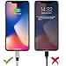 iPhone Charger, YUNSONG 3Pack 6FT Nylon Braided Lightning Cable Charging Cord USB Cable Compatible with iPhone Xs MAX XR X 8 7 6S 6 Plus SE 5S 5C 5 (Silver White)