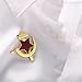 Gudeke CCCP Soviet USSR Red Star Hammer Sickle Lapel Pin Badge Gold
