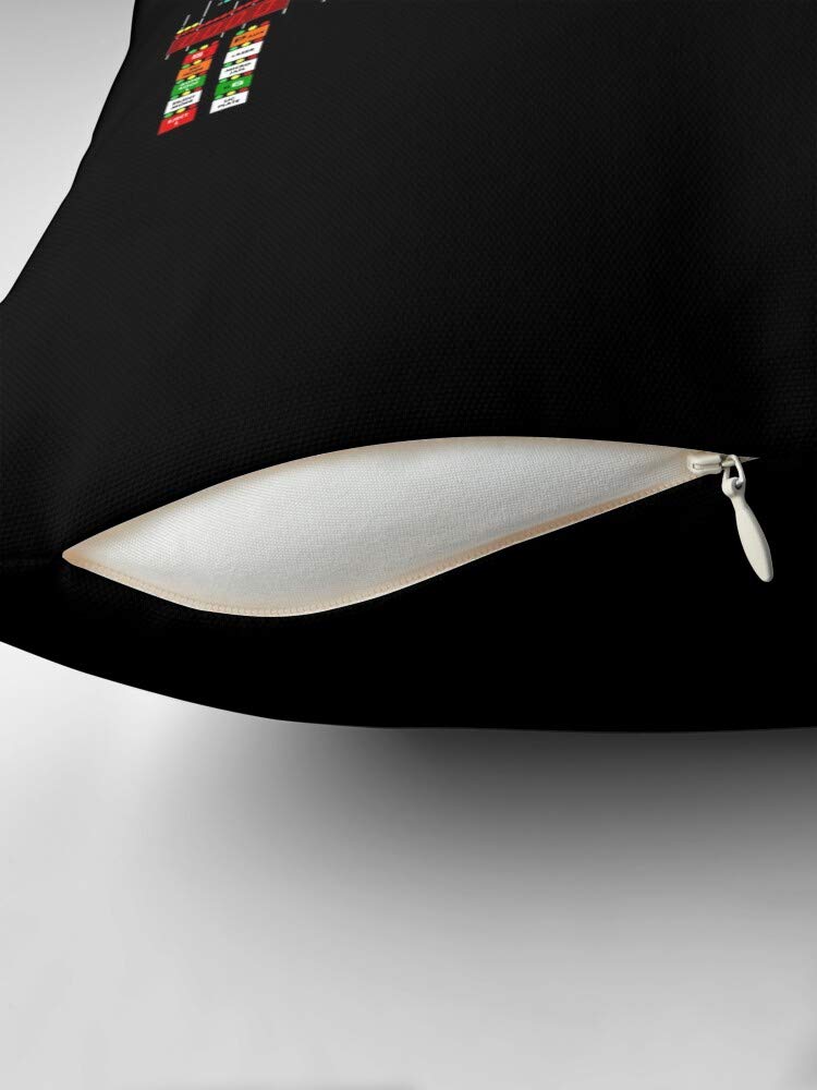 Rider Kitt David Dashboard Trans Knight Michael Am Geometric Square Form Decorative Indoor Cotton Throw Pillow