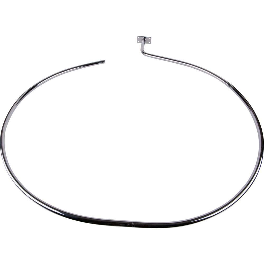 Circular Shower Rail - Chrome Finish.
