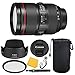 Canon EF 24–105mm f/4L is II USM Lens + UV Filter + Lens Cleaning Pen + Lens Cap Keeper + Cleaning Cloth - 24-105mm II is: International Version (No Warranty)