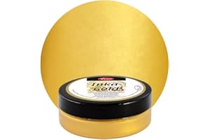 Viva Decor Inka Gold Gilding Wax2.3 oz (Gold) - Easily Applicable, Wax-Based Metallic Polishing Paste. Quick-Drying Metal Shine, High Gloss Effects for DIY. Decor Paste for Wood, Clay & Terracotta