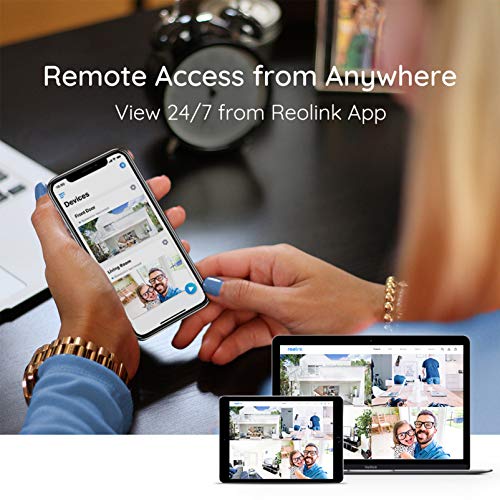 REOLINK 4K Security Camera System, 8pcs H.265 4K PoE Security Cameras Wired with Person Vehicle Detection, 8MP/4K 16CH… - Image 4