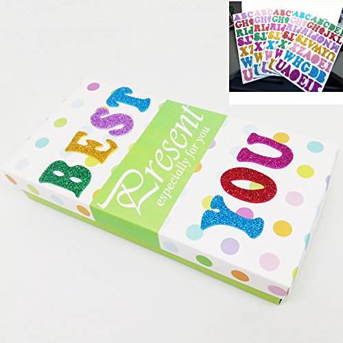 2 Stickers+Adhesive+Alphabet+Supplies+Decoration