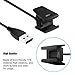 Fitbit Charge 2 USB Charging Cable with Wall Charger Plug by iEEKK, Extra Long 3.3ft(1M) Replacement Charger Cord for Fitbit Charge 2 Smart Bracelet (Cable with Plug)