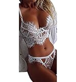 PHOTNO Women's G-string Lingerie Lace Dress Underwear