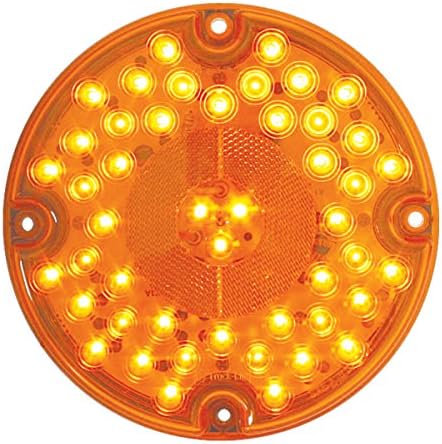 GG Grand General 82334 7 Inches Amber/Amber 47 LED Bus Park/Turn Light, High/Low, 3 Wires