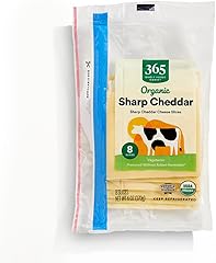 365 by Whole Foods Market Organic Sliced Sharp Cheddar Cheese, 6 OZ