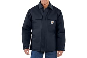 Carhartt Mens C003 Loose Fit Firm Duck Insulated Traditional Coat