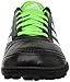adidas Men's Goletto VI TF Soccer-Shoes, Black/White/Solar Green, 9 M US
