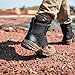 Maelstrom Men's Tactical Work Boots with Side Zipper – Lightweight Leather Military Style, Comfortable, Durable and Breathable for Outdoors