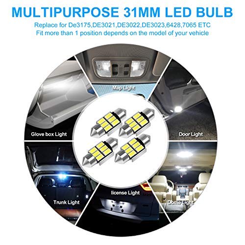 NAKOBO [Pack of 4] Festoon 31mm (1.25\