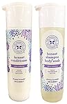 The Honest Company Dreamy Lavender Shampoo and Body Wash and Conditioner Combo Pack of 2