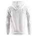 HEQU Men's Casual Funnel Neck Square Pattern Quilted Hoodie Pullover Sweatshirt White M