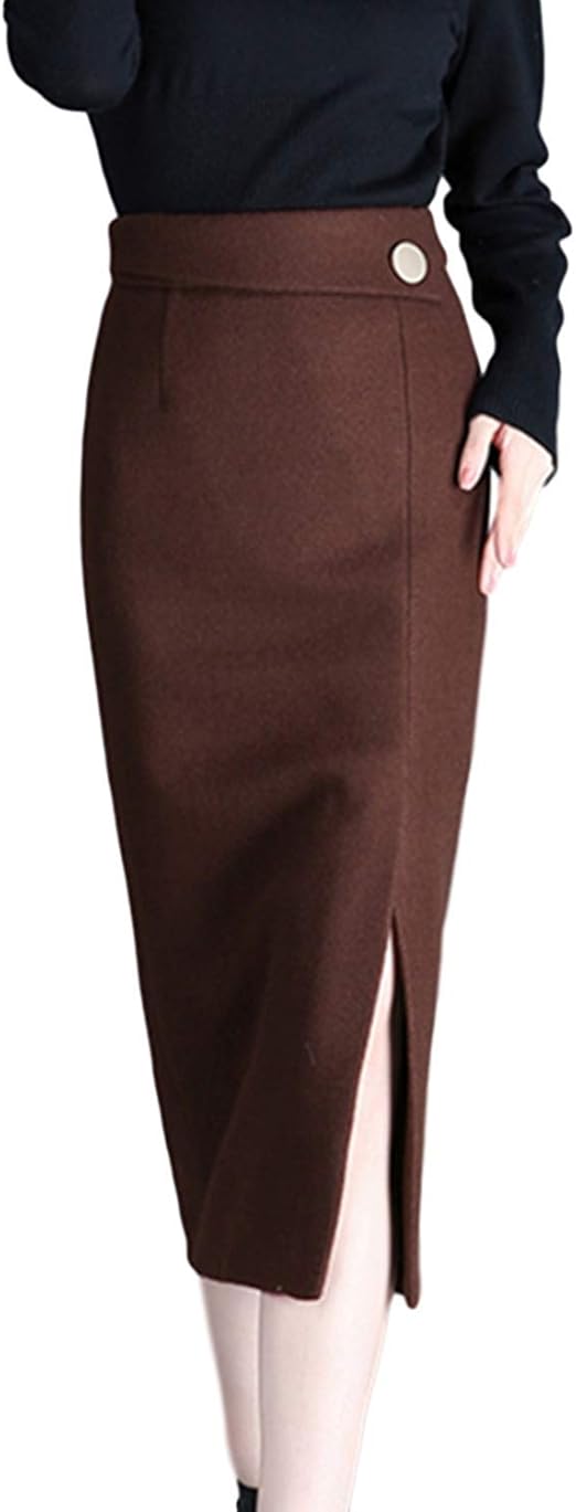 Amazon セマニフィーク タイト スカート スリット ロング丈 ペンシル スカート ボトムス レディース スカート 通販