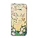 Womens RFID Blocking Wallet Classic Clutch Leather Long Wallet Card Holder Purse Handbag (flower)