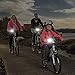DiKoMo Bike Light Front and Back 2400 Lumen 2 LED Best Mountain Bike Lights for Night Riding, Rechargeable Bicycle Headlight & Free Rear Light for Road Bike Bycicle Accessories for Kids & Adult