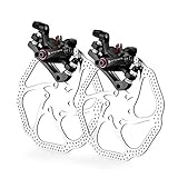 AFTERPARTZ NV-5 G3/ HS1 Bike Disc Brake Kit Front and Rear 160mm Caliper Rotor BB5 BB7 BB-5 BB-7