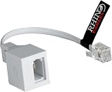 rhinocables RJ11 to BT Socket Adapter Phone to Ethernet