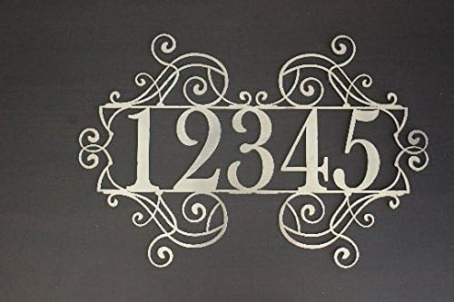 House Number Metal Sign