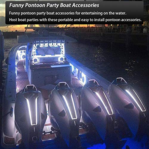 Seaponer Pontoon Boat Light, Marine Led Light Strip for Duck Jon Bass Boat Sailboat Kayak Led
