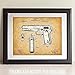 1911 Colt 45 Patent Print - 11x14 Unframed Patent Print Gun Pictures for Wall - Man Cave Gun Poster Decor - Gift Under $20 for Gun Owners and Firearms Enthusiasts