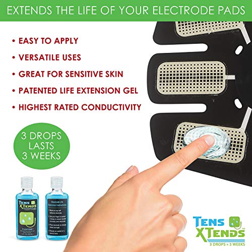 TensXtends Conductive Adhesive Gel for Tens Pads - Patented Formula That Will Extend The Life of You - //medicalbooks.filipinodoctors.org