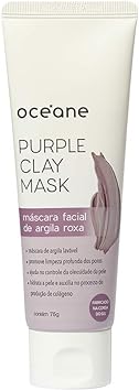 Purple Clay Mask-Máscara Facial Argila Roxa./Unica, Océane
