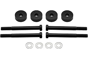 Supreme Suspensions - Differential Drop Kit for 2007-2021 Chevrolet Silverado 1500 and 2007-2021 GMC Sierra 1500 4x4 - CNC Machined Diff Drop Spacers with High-Grade Hardware