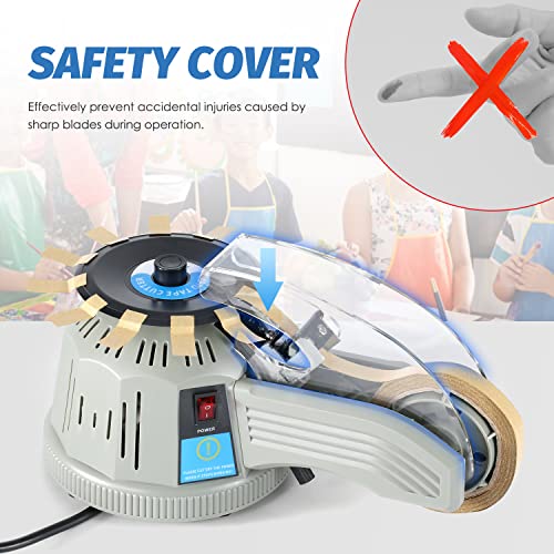 Frifreego Automatic Tape Dispenser Rotary Disc Tape Cutting Machine, 11