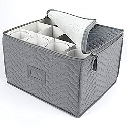 LotFancy Stemware Storage Container - Deluxe