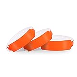 Wristall Neon Orange Wristbands 500 Pack - Colored