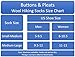 Buttons & Pleats Premium Merino Wool Hiking Socks Outdoor Trail Crew Socks 3 Pairs