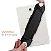 LENMO Hand Strap Holder for Tablet Universal 360 Degrees Swivel PU Leather Handle Grip with Elastic Belt Secure Portable for iPad Mini (7-8 inch)