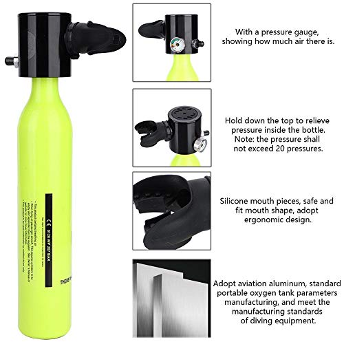 Tbest Scuba Diving Equipment,Portable Oxygen Cylinder High Pressure Air