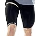 Zensah Thigh Compression Sleeve - Support for Pulled Hamstring, Quad Strain, Groin Compression Wrap for Men and Women (Small, Black)