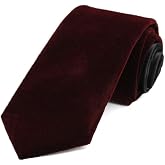 tiemart Velvet Slim Neckties, 2.5" Width