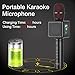 Wireless Karaoke Microphone,Cocopa Portable Handheld Mic Built-in Speaker With Multi-function Professional Classic-style Karaoke Player for iPhone/Android/Smartphone, Home Party KTV, Outdoor, Karaoke