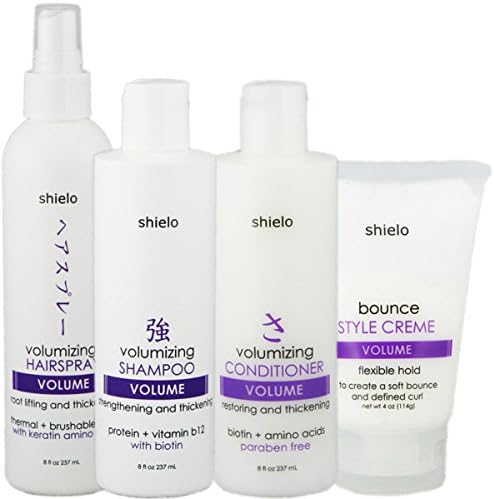 Volume Collection - Volumizing Shampoo, Conditioner, Flexible Hold Hairspray and Bounce Style Creme