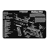 TekMat Walther PPQ Handgun Cleaning Mat, Black