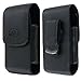 Leather Vertical Belt Clip Case Pouch Cover Magnetic Closure for LG Extravert 2 VN280