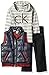 Calvin Klein baby-boys 3 Pc Vest Set Boys