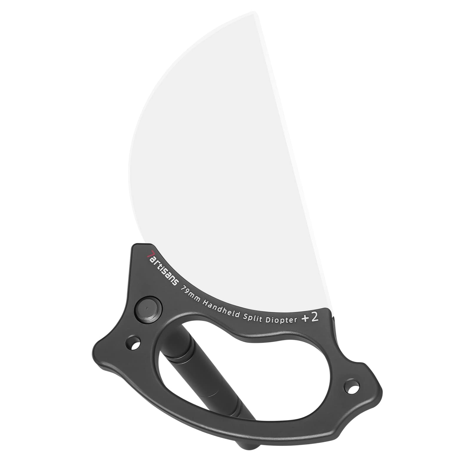 7artisans Handheld Split Diopter Lens Filter Universal Glass Accessories for Special Effects Photography Semicircular Flexible Foreground Blur Prism (+2 for Focus 35-85mm)