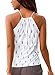 Womens Fashion 2018 Summer Ladies Sleeveless Floral Print Blouses and Tops White Small 4 6