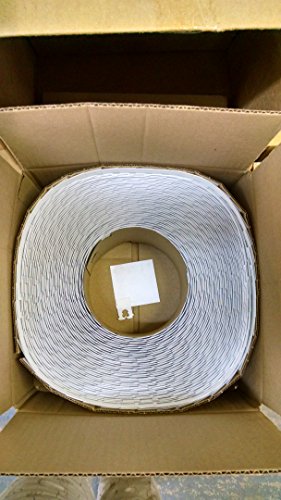 KWIK-LOK/STRIPLOK TFM (1 roll of 1,500) Bag Closure Clip Twist Tie Printable Machinable or Hand-Write (TGR-5, White)